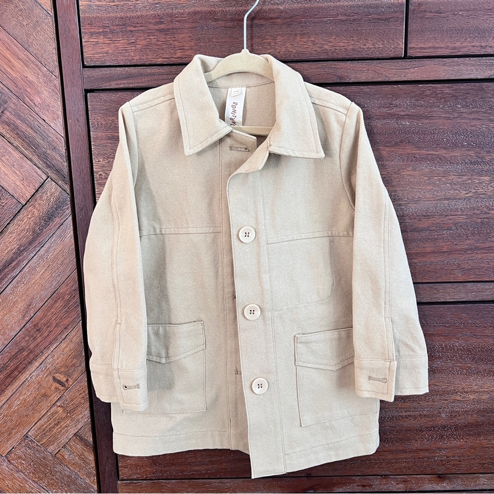 Canvas Barn Jacket in Organic Cotton New without tags